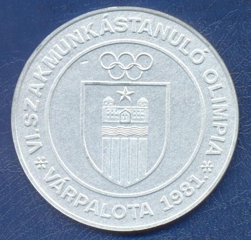 VI. szakmunkástanuló olimpia - Várpalota 1981. Tovább az érme bemutatásához...
